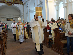 Diözesale Aussendung der Sternsinger im Hohen Dom zu Fulda (Foto: Elisabetha Rößler)